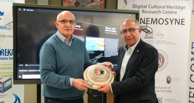 Ανακοίνωση αρ. 155/2025 - Επίσκεψη Προέδρου ΕΟΑ Λεμεσού στο Κέντρο Έρευνας Ψηφιακής Πολιτιστικής Κληρονομιάς του Τεχνολογικού Πανεπιστημίου Κύπρου (Digital Cultural Heritage Research Centre – MNEMOSYNE)