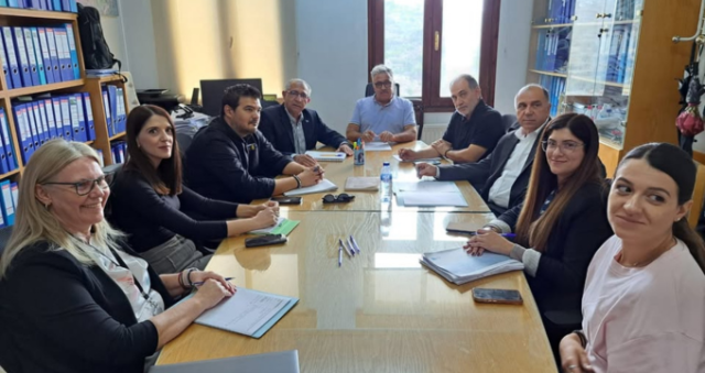 Συνάντηση του Προέδρου του ΕΟΑ Λεμεσού κ. Γιάννη Τσουλόφτα με εκπροσώπους της Αναπτυξιακής Εταιρείας Τροόδους.